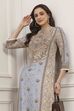 Beige Viscose Straight Kurta image number 6
