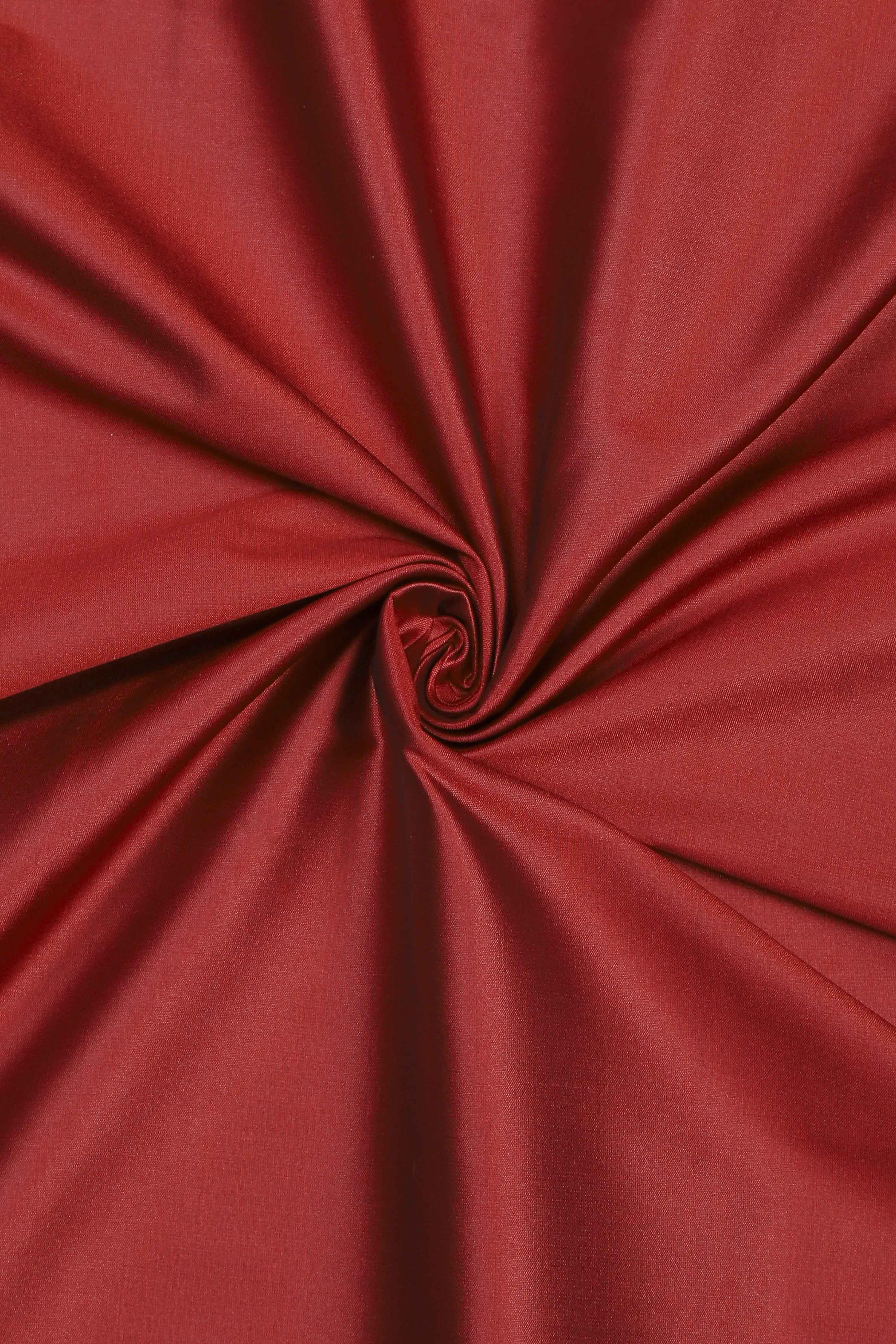 Red Silk Unstitched Suit Set image number 2
