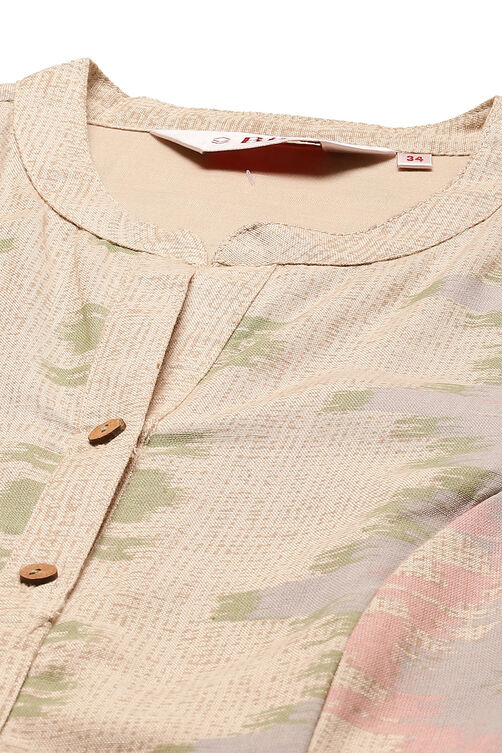 Off White LIVA A-Line Fusion Dress image number 1