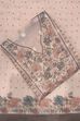 Teal Kota Cotton Neck Embroidered Unstitched Suit Set image number 1