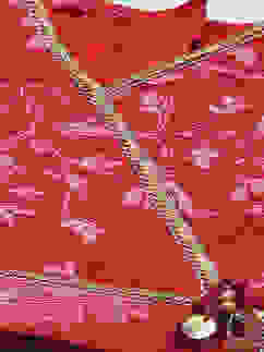 Red Art Silk Lehenga Set image number 1