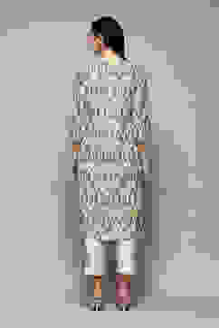 Green Cotton Straight Yarndyed Kurta image number 4