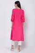 Fuschia A Line Kurta image number 4