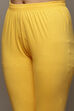 Yellow Cotton Anarkali Suit image number 2