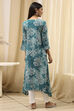 Blue Rayon Viscose  Kurta image number 4