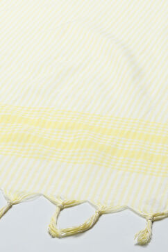Peach Cotton Unstitched Suit set image number 4