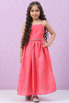 Pink Art Silk Lehenga Set image number 0