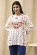 Green Viscose Rayon Straight Kurti image number 5