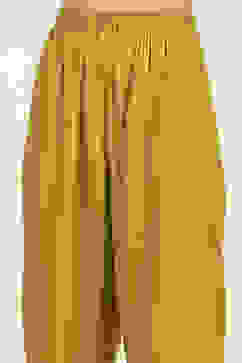 Yellow Cotton Floral Printed Unstitched Suit Set image number 3