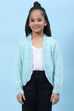 Pink Acrylic Blend Front Open Shrug image number 5