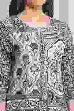 Indigo Cotton Straight Kurta image number 1