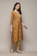 Wine Poly Viscose Straight Printed Kurta image number 5