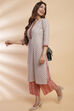 Sap Green Cotton Straight Kurta Palazzo Suit Set image number 5