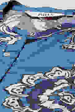 Electric Blue Viscose Straight Kurta image number 1