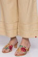 Beige Cotton Palazzo image number 1