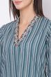 Blue Relaxed Kurta Palazzo Suit Set image number 1