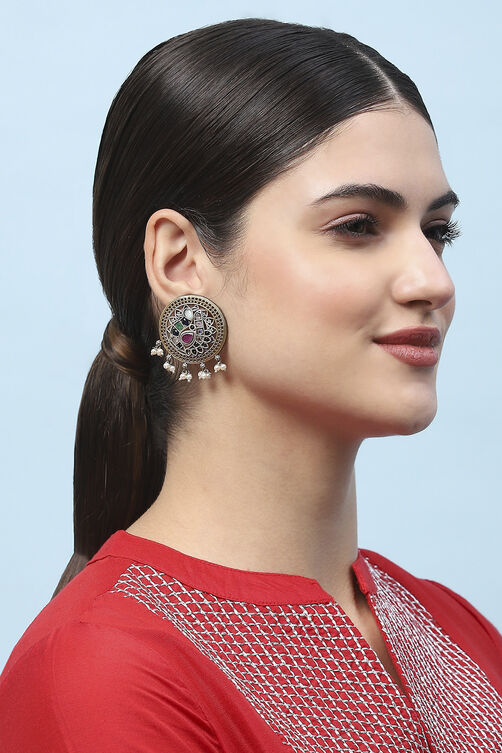 Multi Oxidised Casual Studs image number 1