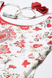 Off White Rayon Anarkali Kurta Churidar Suit Set image number 1