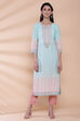 Pink Cotton Straight Printed Kurta image number 0