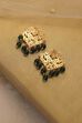 Green Gold Plated Brass Drop & Danglers image number 2
