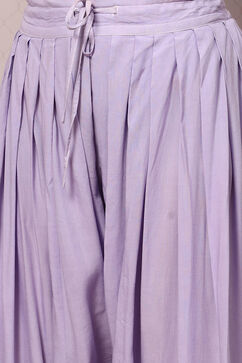 Orchid Art Silk Straight Kurta Salwar Pant Suit Set image number 3