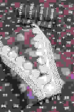 Purple Cotton Unstitched Suit Set image number 3