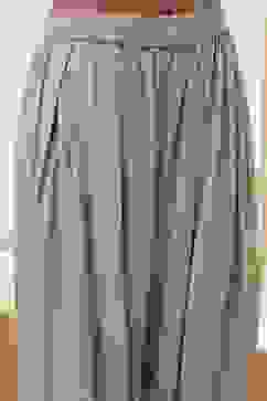 Beige Solid Straight Palazzos image number 1