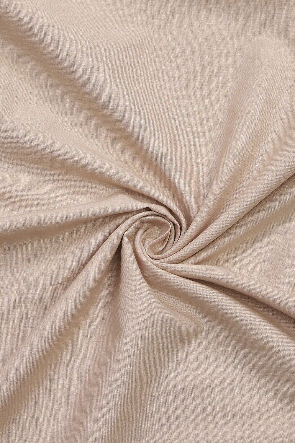 Peach Linen Blend Hand Embroidered Unstitched Suit Set image number 2