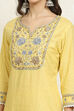 Blue Cotton Handloom Unstitched Suit Set image number 2