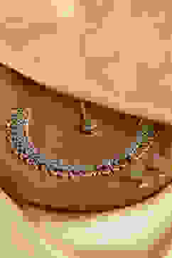 Mint Green Alloy Necklace Set image number 4