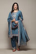 Fuchsia Viscose Straight Kurta Salwar Suit Set image number 0