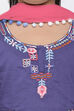 Blue Cotton A-Line Kurta Churidar Suit Set image number 1