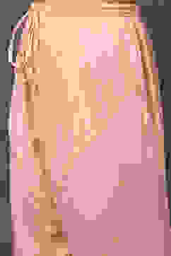 Rohit Bal Peach Cotton Blend Straight Kurta Suit Set image number 2