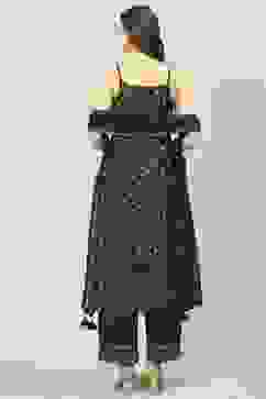 Choco Brown Viscose Blend Straight Printed Kurta Suit Set image number 5