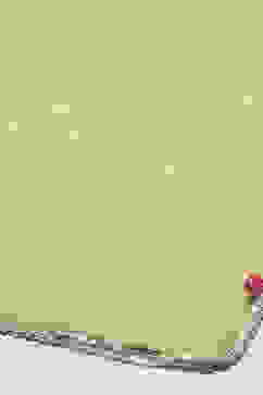 Lime Yellow Poly Chanderi Floral Lehenga Set image number 3