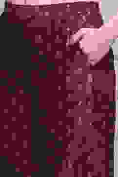 Rust Polyester Printed Kurta Pants Set image number 2