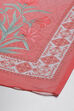 Off White Poly Spun Digital Print Unstitched Suit Set image number 2