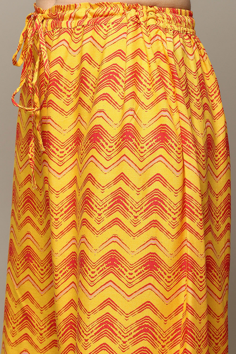 White & Blue Rayon Straight Kurta Palazzo Suit Set image number 2