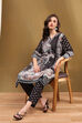 Black Viscose Straight Kurta Set