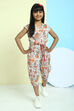 Off White Cotton Jumpsuit image number 2