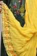 Cyan Blue Cotton Solid Dupatta image number 1
