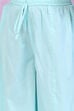 Sky Blue Art Silk Kalidar Printed Kurta Set image number 2