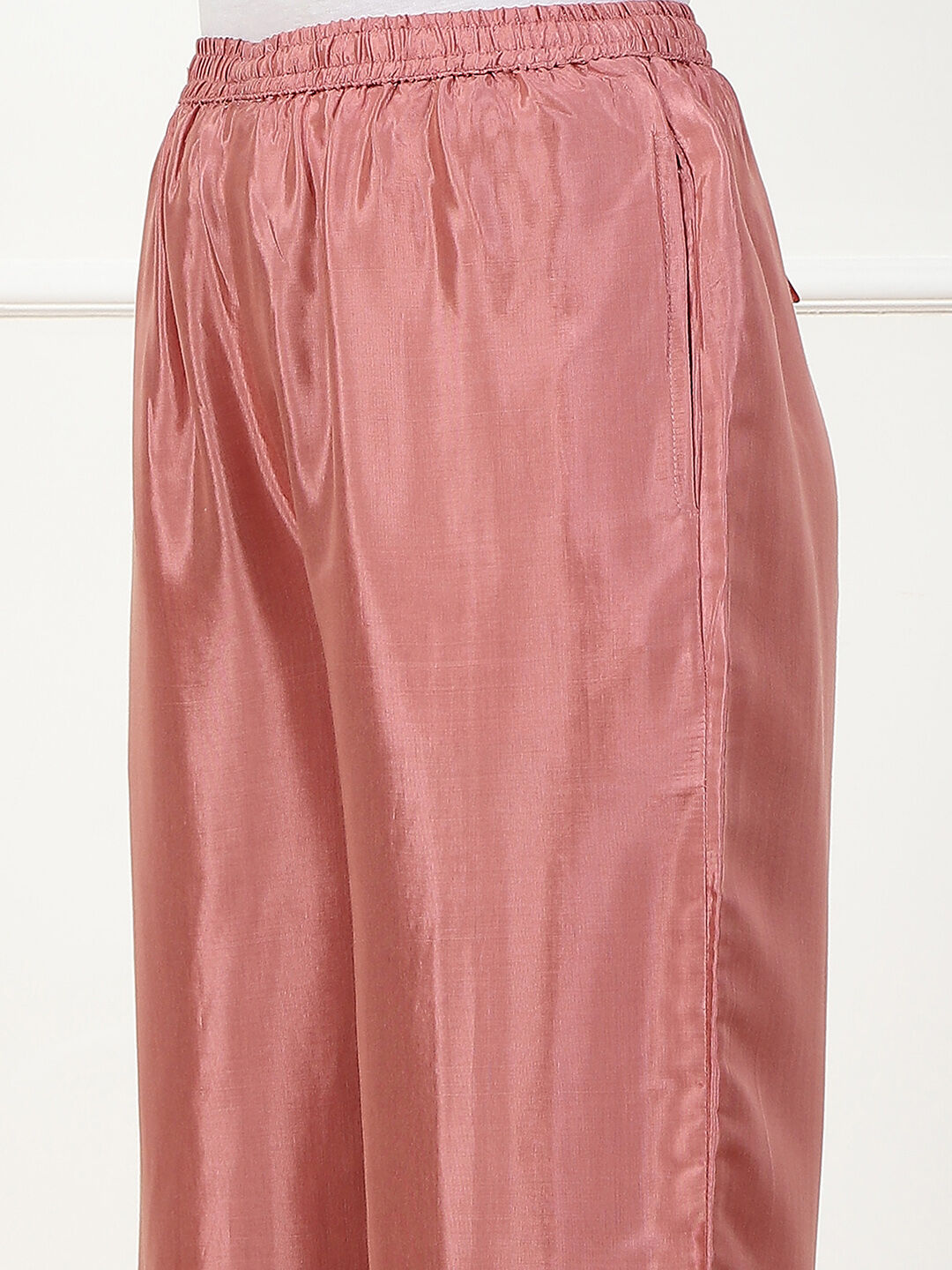 Mint Green Shantoon Straight Palazzo image number 1