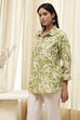 Natural Green Straight Shirt image number 2
