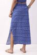 Royal Blue Cotton Skirt image number 5