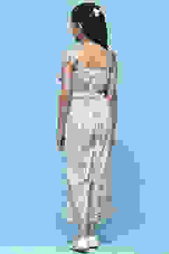 Lavender Printed Cotton Strappy Jumpsuit image number 3