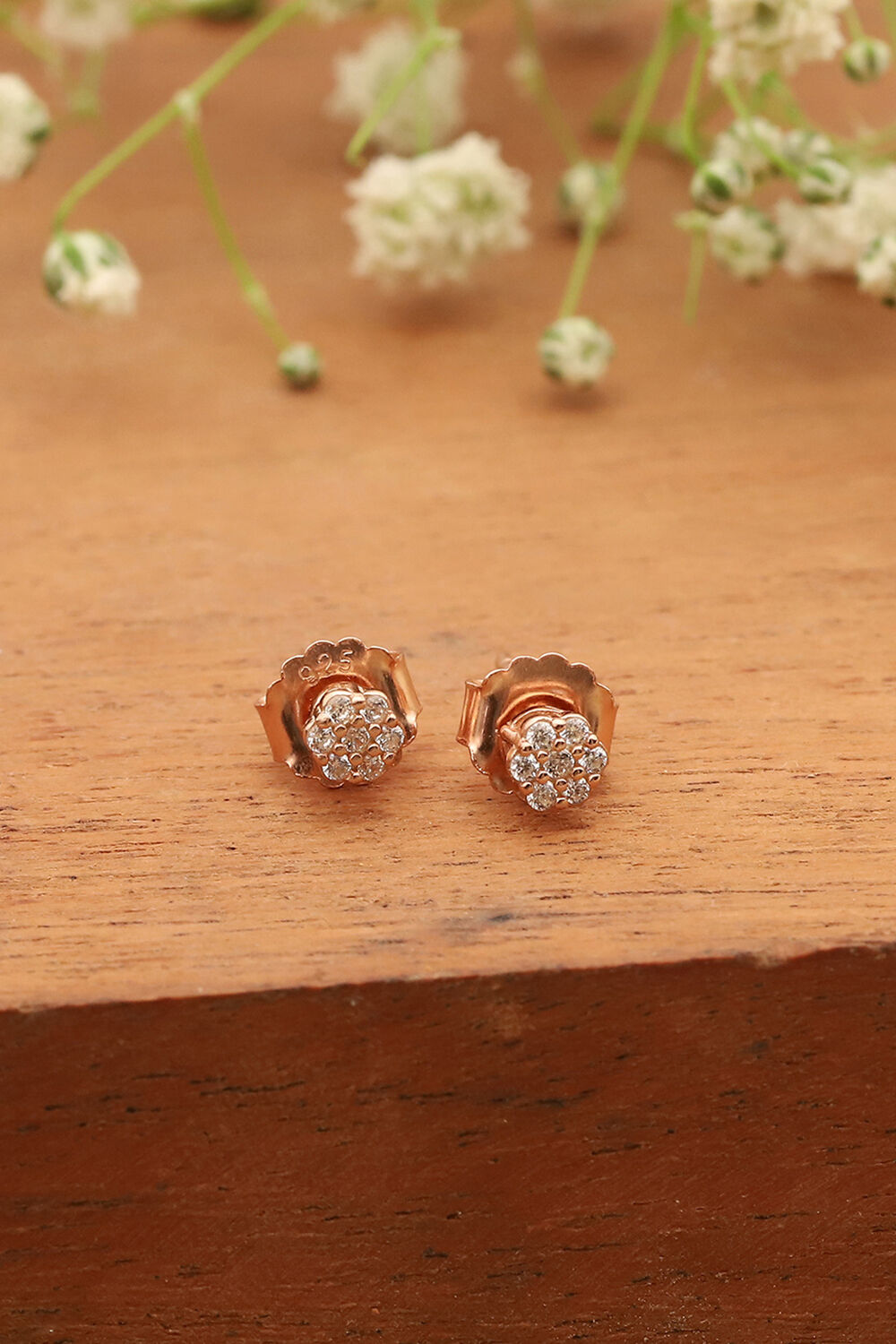 Gold 925 Sterling Silver Earrings image number 0