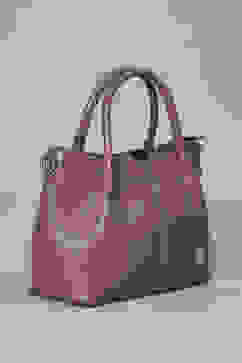 Mocha PU Handbag image number 3
