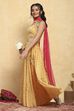 Yellow Polyester Lehenga Set image number 3