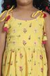 Yellow Cotton Printed Peplum Suit Set image number 1